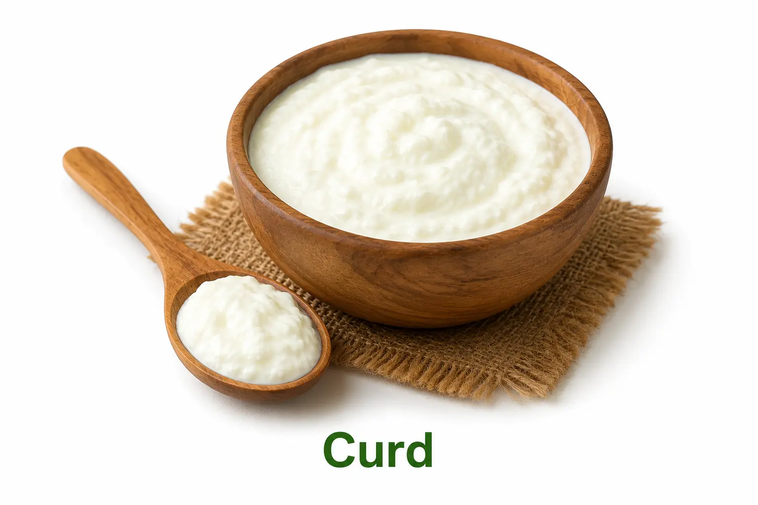 Bowl of curd with probiotics, an internal home remedy to prevent fungal infection