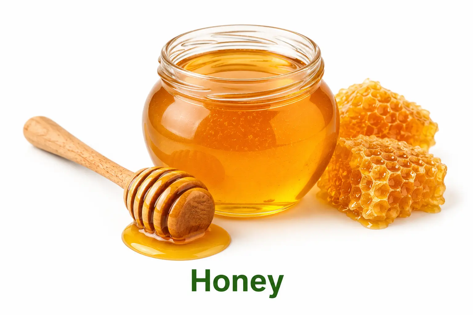 Raw honey in a jar, a natural antifungal remedy for skin infection